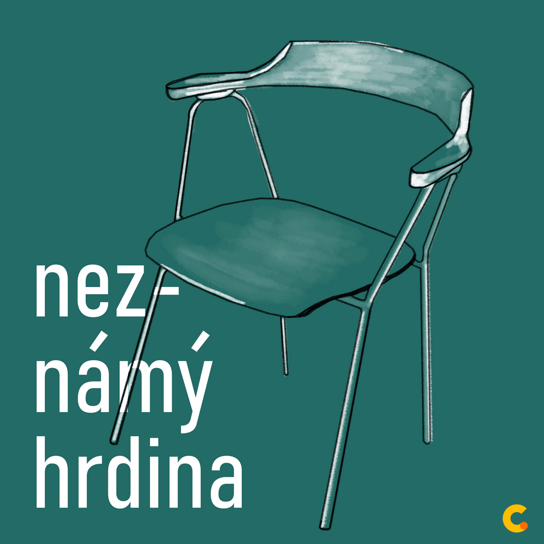 kovová židle